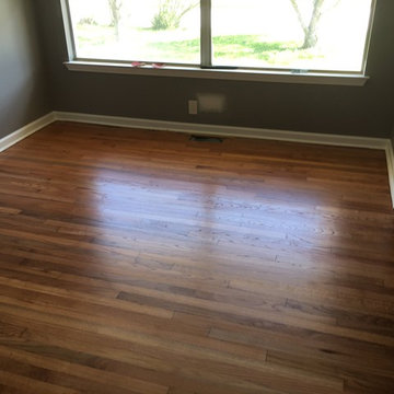 Refinished Clear Grade Red Oak Flooring in St. Augustine