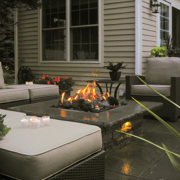 Drinks on the Patio with Fire Pit