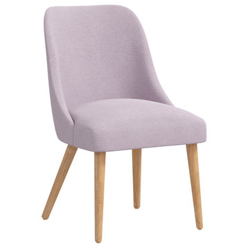 Dining Chair, Linen Lilac