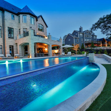 Valparaiso, IN Custom Infinity Edge Pool & Spa