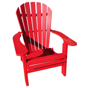 Phat Tommy Folding Deluxe Adirondack Chair, Teal 