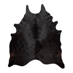 KOLDBY Peau de vache, noir/blanc noir - Area Rugs