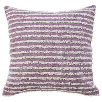 Lavender Mist Wispy Ways Throw Pillow, 20"x20"