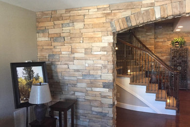 Example of a classic basement design in Denver