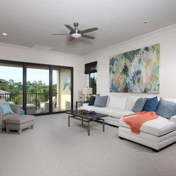 Transitional Family Room