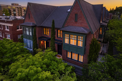 Example of an exterior home design in Seattle