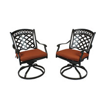 Outdoor furniture, rugs, plants