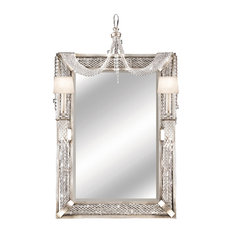 Fine Art Lamps 751255ST Cascades Silver Leaf Girandole