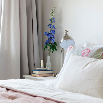 Grey and Pink Bedroom Makeover