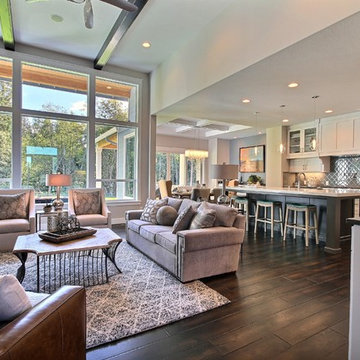 Main Living Area - The Aerius - Two Story Modern American Craftsman