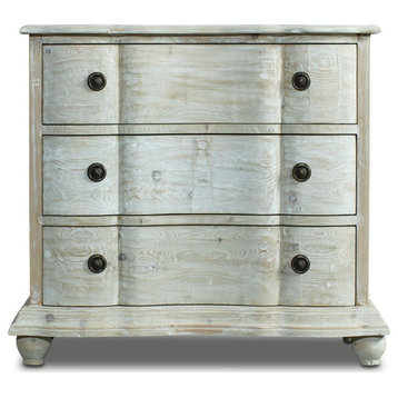 39" Wide Reclaimed Pine Chest of Drawers Wash
