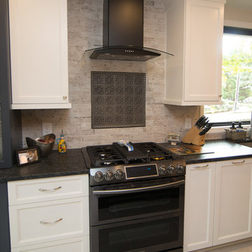 A New Open Plan Modern Kitchen and Living Room