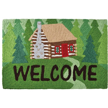 JellyBean Accent Rug Welcome To The Cabin