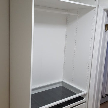 Custom PAX Wardrobe Install _ Inside Walk-in Closet
