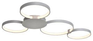 Capella LED Ceiling Light, Silver