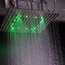 24" Ceiling Shower Rain Head Set With Shower Body Jets