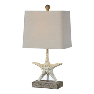 Darla Table Lamp, W8*D11*H19.5 - Beach Style - Table Lamps - by Forty ...