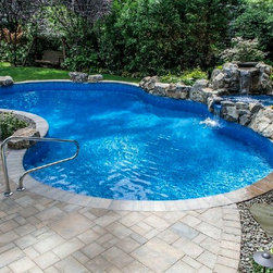 inyl Freeform Pool Retreat (Roslyn, NY): - Outdoor Fountains And Ponds