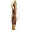 34" Brown Artificial Grass Plant in a Rope Pot