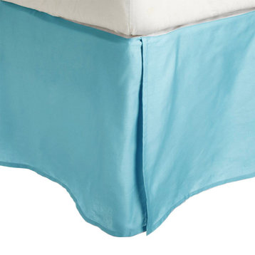 300 Thread Count Egyptian Cotton Bed Skirt, Teal, Twin