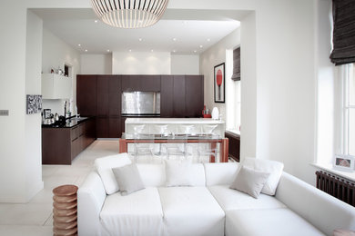 Photo of a contemporary kitchen in Kent.