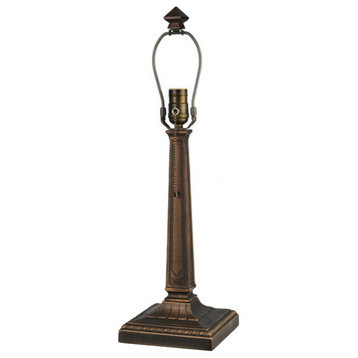 Meyda Tiffany 10329 1 Light Up Lighting Table Lamp - Mahogany Bronze