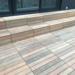 Floating IPE deck - Deck Tiles And Planks