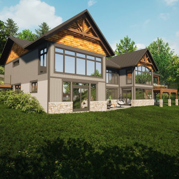 Madawaska River Waterfront Home Renovation and Addition