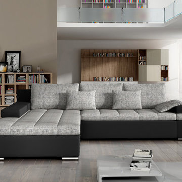 European sectional sleeper sofa CESARE