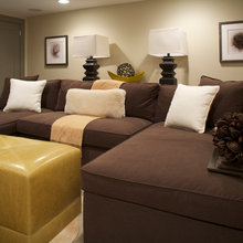 chocolate brown sectional