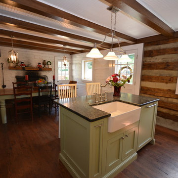 "Quaker Boys School" Farmhouse Kitchen Remodel