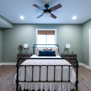 Basement Remodel with Family Room, Craft Studio, and More
