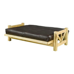 Rustic futons made of Western Canadian Beetlewood - Futons