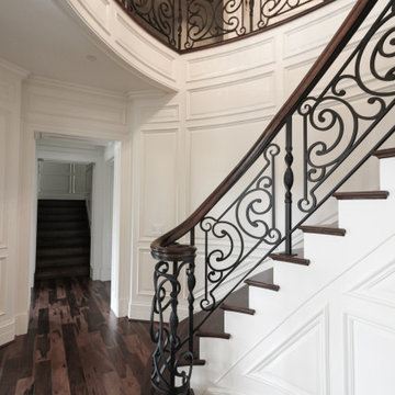 Project #74 | Circular Staircase with Hand-Forged Metal Panels