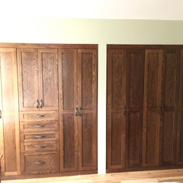 Wood Stained Closets