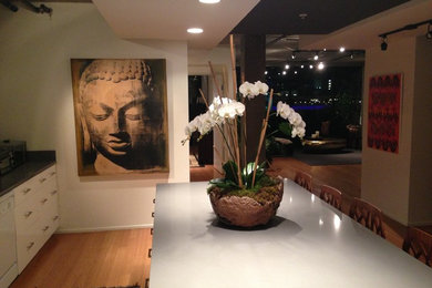 Inspiration for a contemporary kitchen remodel in San Diego