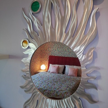 Teenager artist's girls room