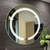 Costway 20'' LED Mirror Illuminated Light Wall Mount Bathroom Touch Button