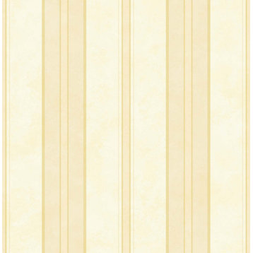 Annabelle Gold Stripe Wallpaper