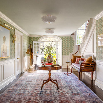 Entry Way and Dining Room in Historic Home