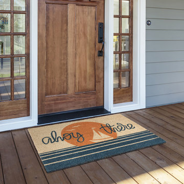 Smooth Sailing 24x36 Coir Fiber Doormat by Kosas Home
