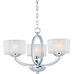 Maxim Lighting International - Elle 3-Light Chandelier - Shed some light on your next family gathering with the Elle Chandelier. This 3-light chandelier is beautifully finished in a unique color and will match almost any existing decor. Hang the Elle Chandelier over your dining table for a classic look, or in your entryway to welcome guests to your home.