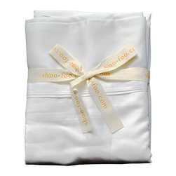 SHOO-FOO - Shoo-Foo Bamboo Pillowcases, Chantilly Lace , Ivory - Pillowcases And Shams