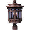 Santa Barbara VX 3-LightOutdoor Pole Lantern