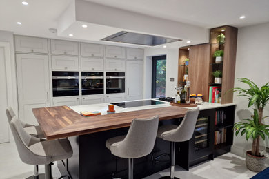This is an example of a kitchen in Surrey.