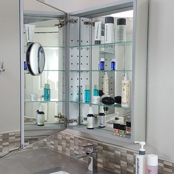 The Construction Process - Contemporary Master Bath