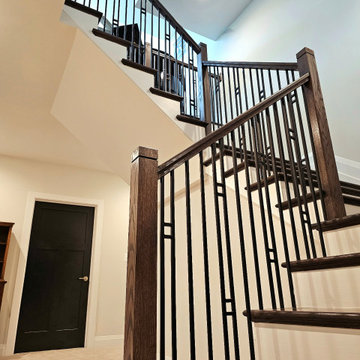 Project #109 | U-Shaped Stairs in Countryside Retreat