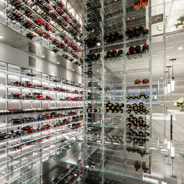 All Glass Wine Cellar by Papro Consulting