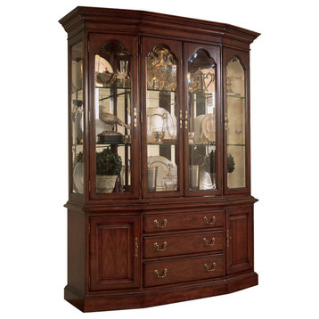 American Drew Cherry Grove Canted China Cabinet