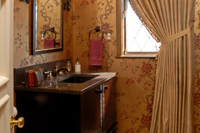 Powder room - traditional powder room idea in Minneapolis